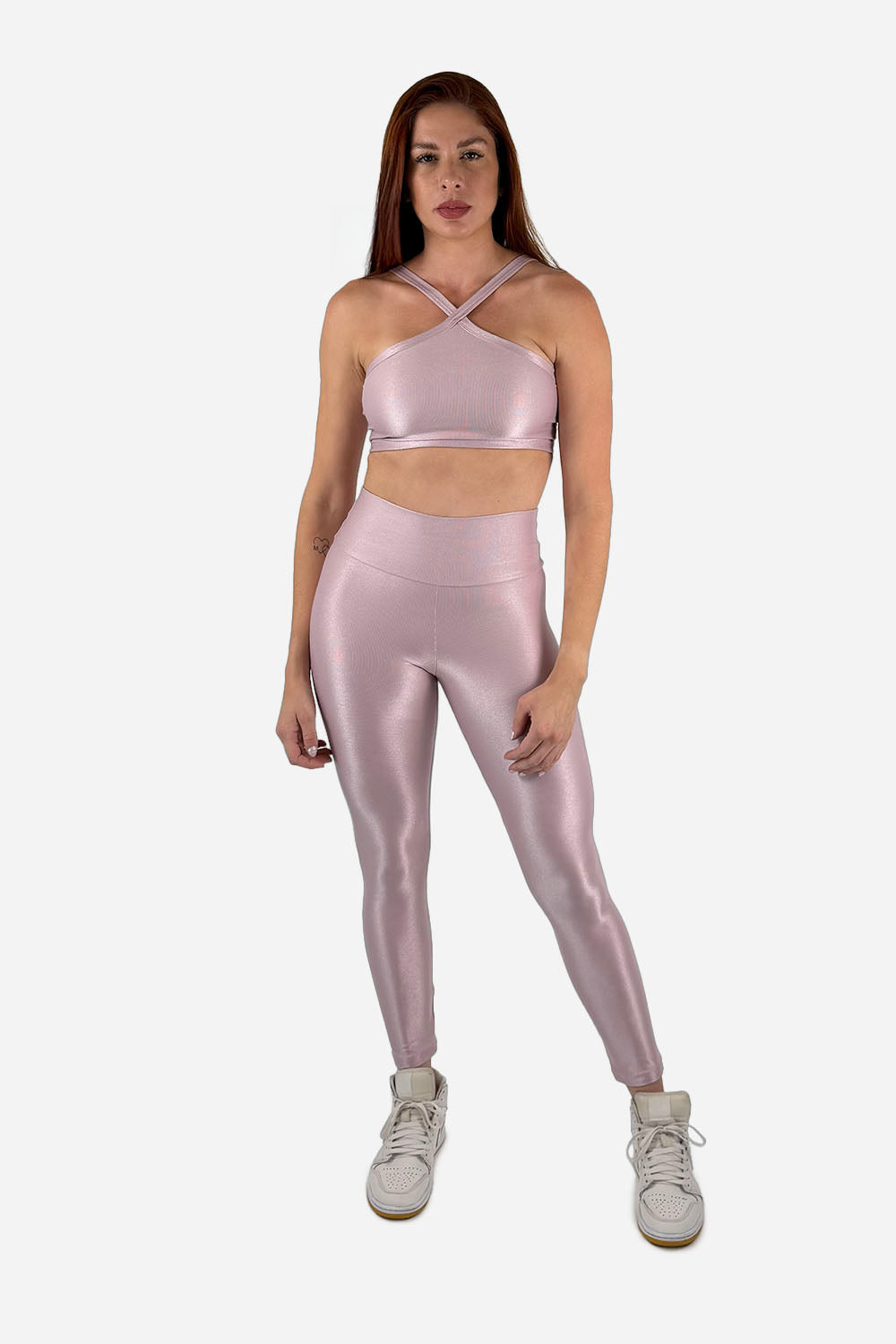 Conjunto Fitness VAMO Glow Lila