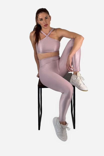 Conjunto Fitness VAMO Glow Lila